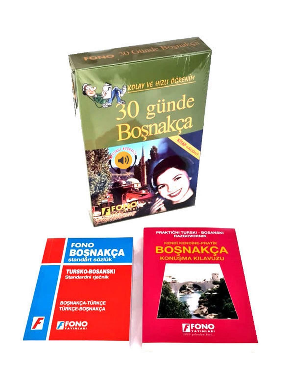 Boşnakça Eğitim Seti 3 Kitap A1-B1 seviye (seslendirmeli)