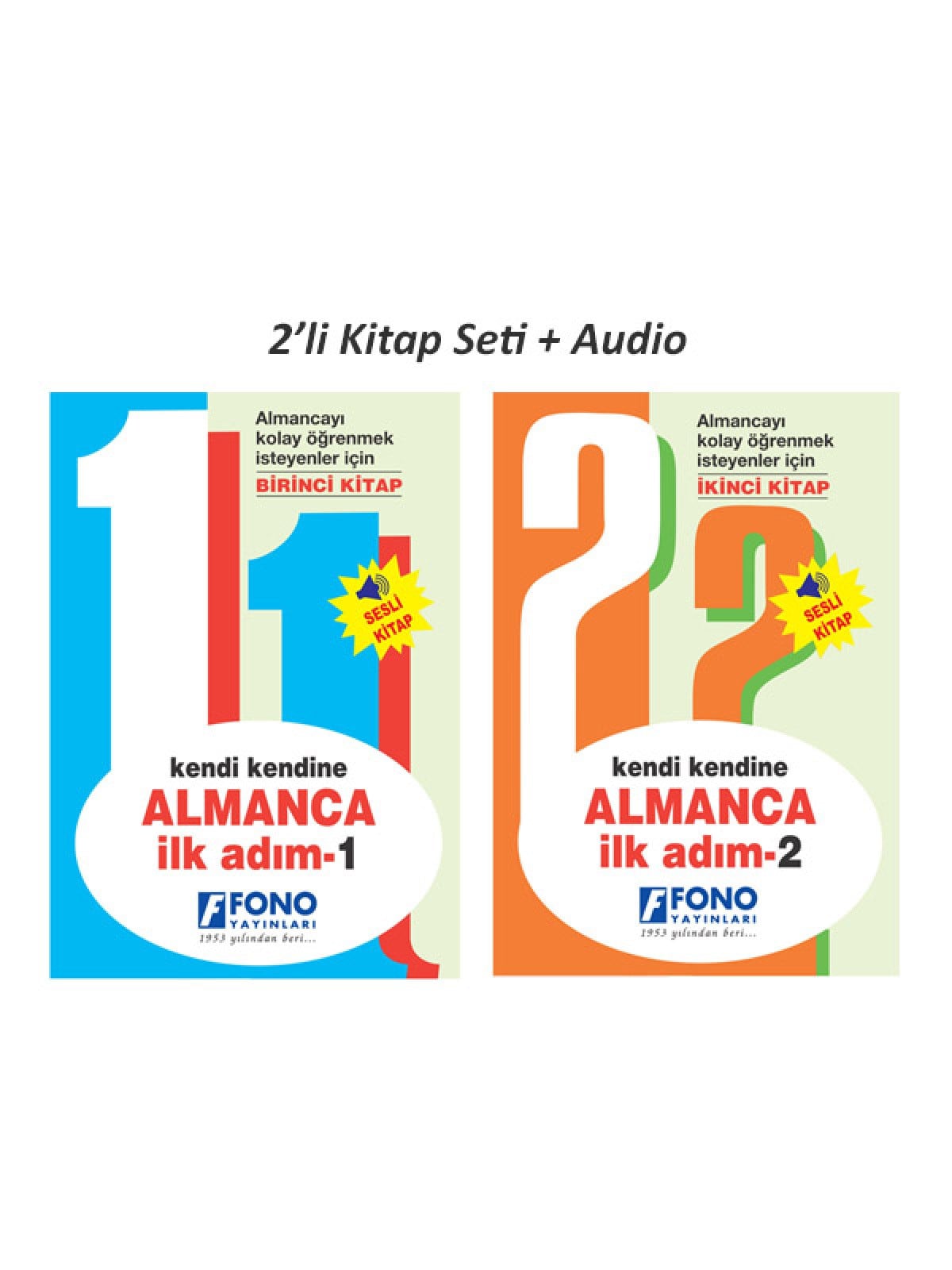 Fono Kendi Kendine Almanca İlk Adım 1 - 2 (Seslendirmeli)
