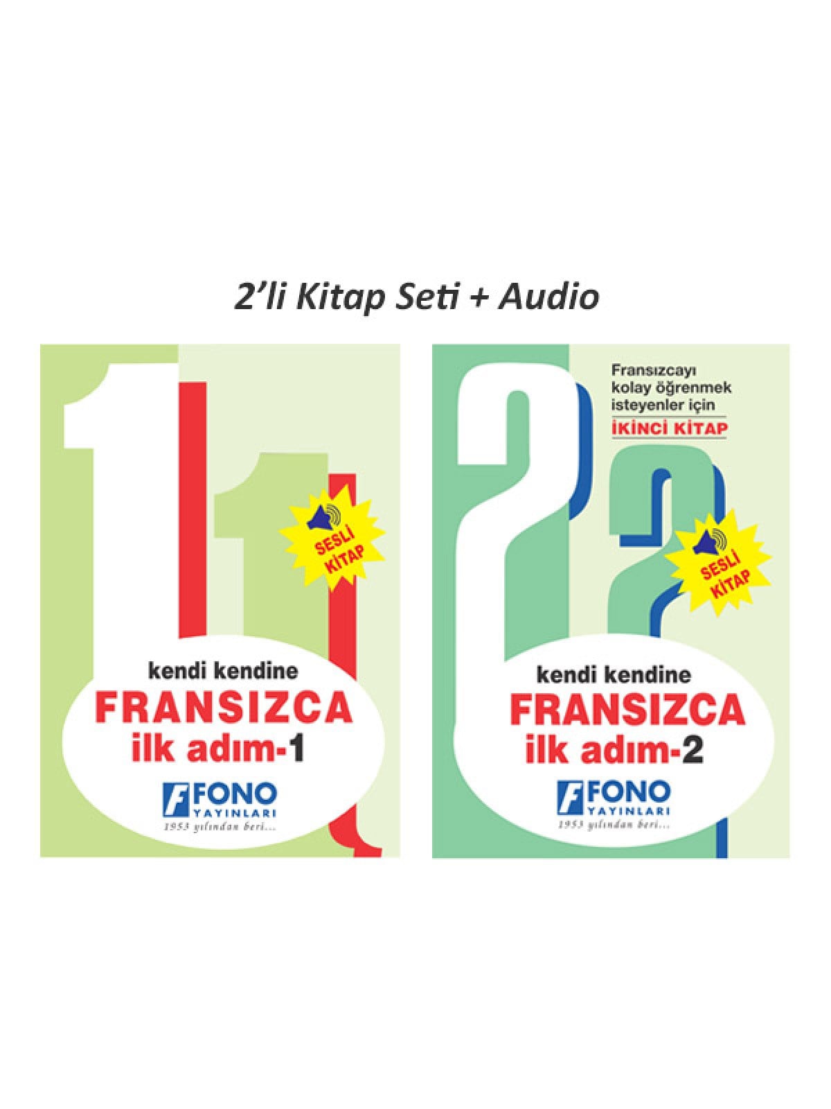 Fono Kendi Kendine Fransızca İlk Adım 1 - 2 (Seslendirmeli)