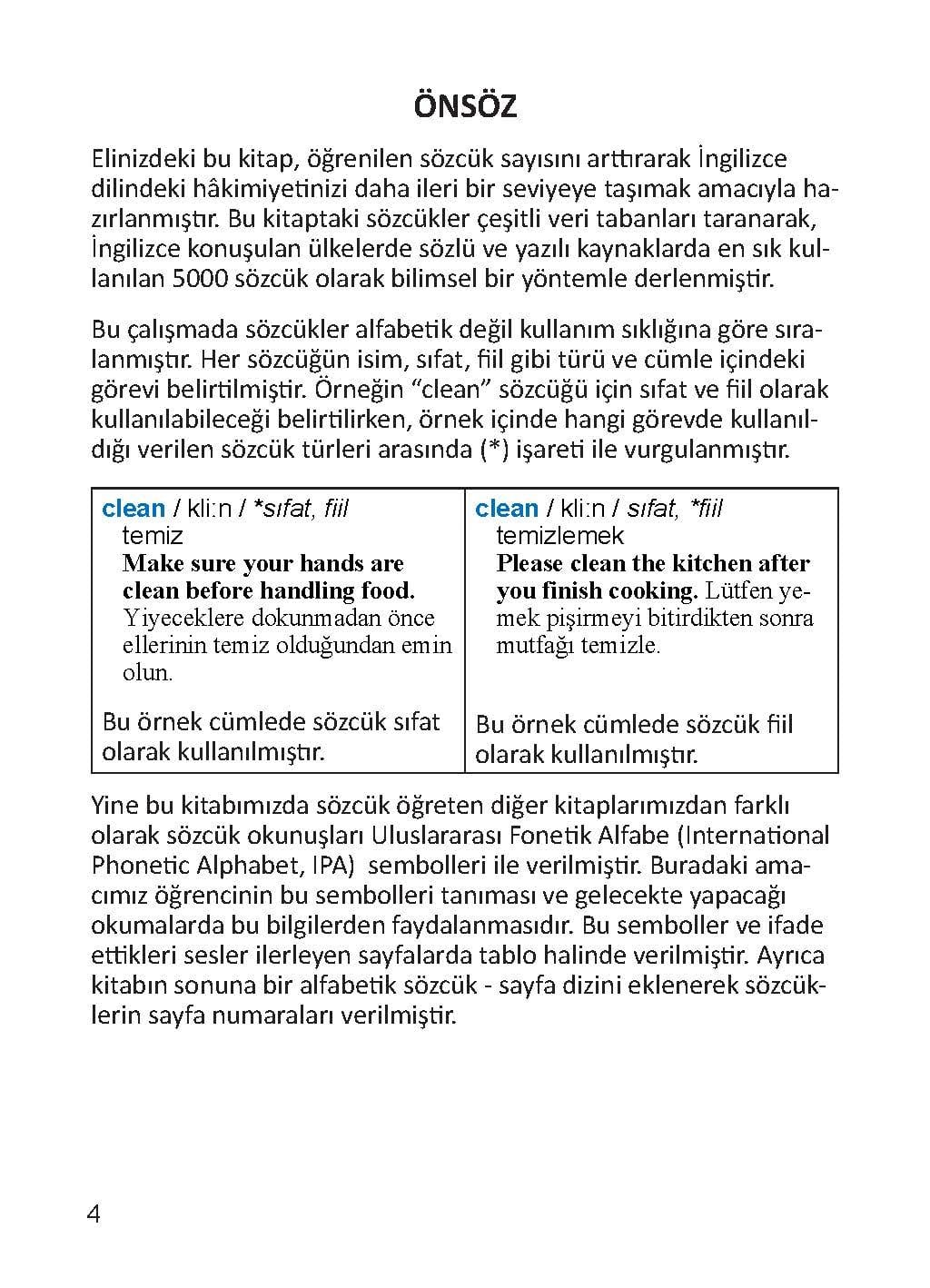İngilizcede En Çok Kullanılan 5000 Sözcük