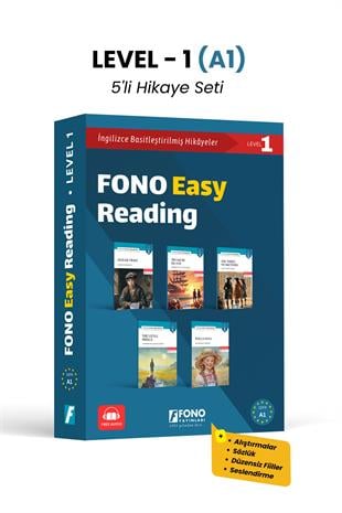 İngilizce Hikaye Seti - Level 1 - A1 Seviye (5 Kitap - KUTULU)
