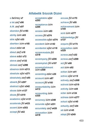 İngilizcede En Çok Kullanılan 5000 Sözcük