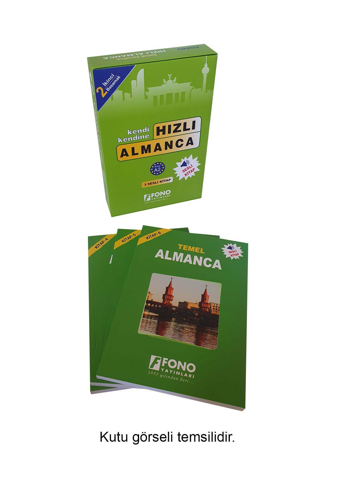 Hızlı Almanca 2. Basamak (3 Kitap) (Seslendirmeli)