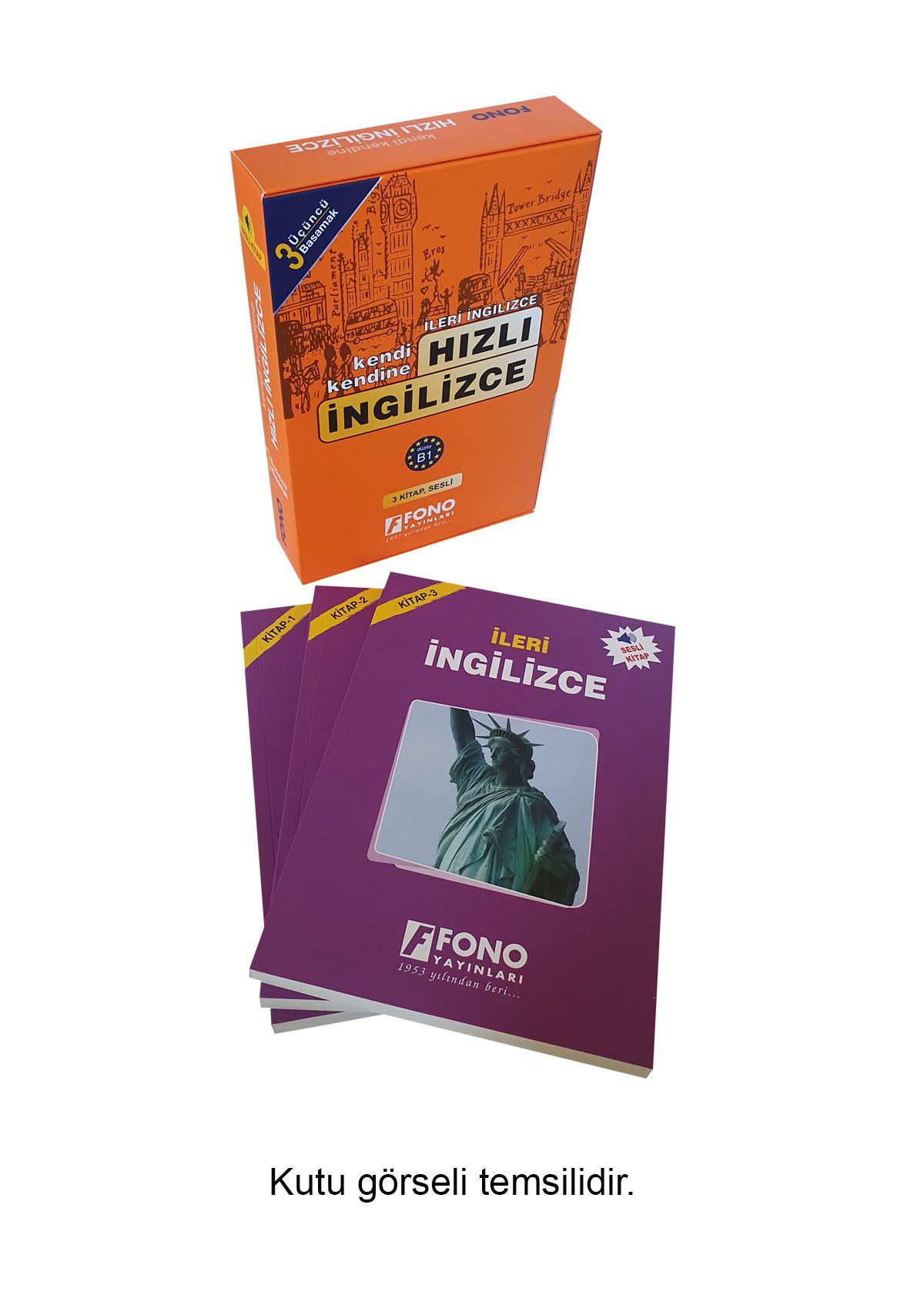 Hızlı İngilizce 3. Basamak (3 Kitap) (Seslendirmeli)