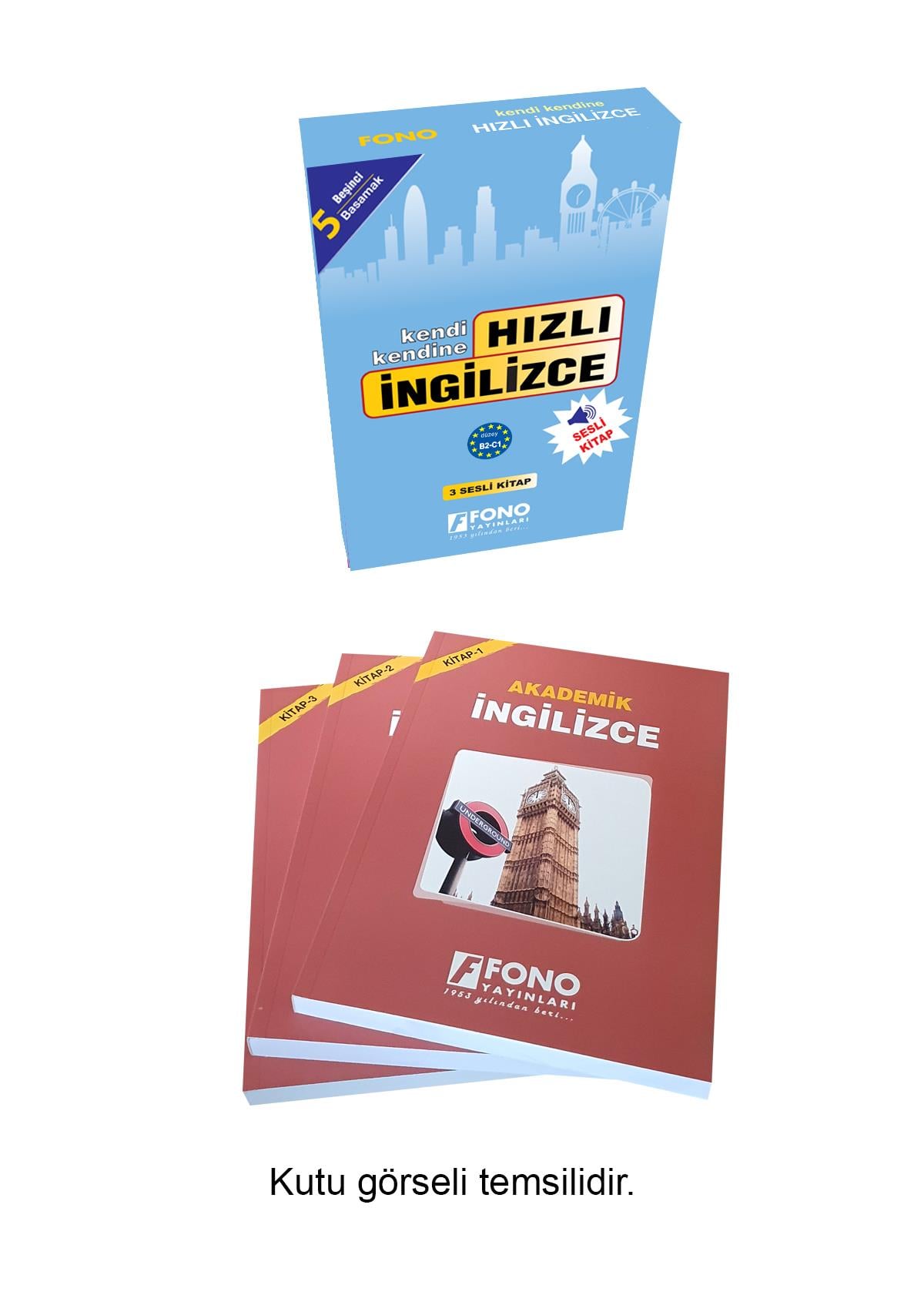 Hızlı İngilizce 5. Basamak (3 Kitap) (Seslendirmeli)