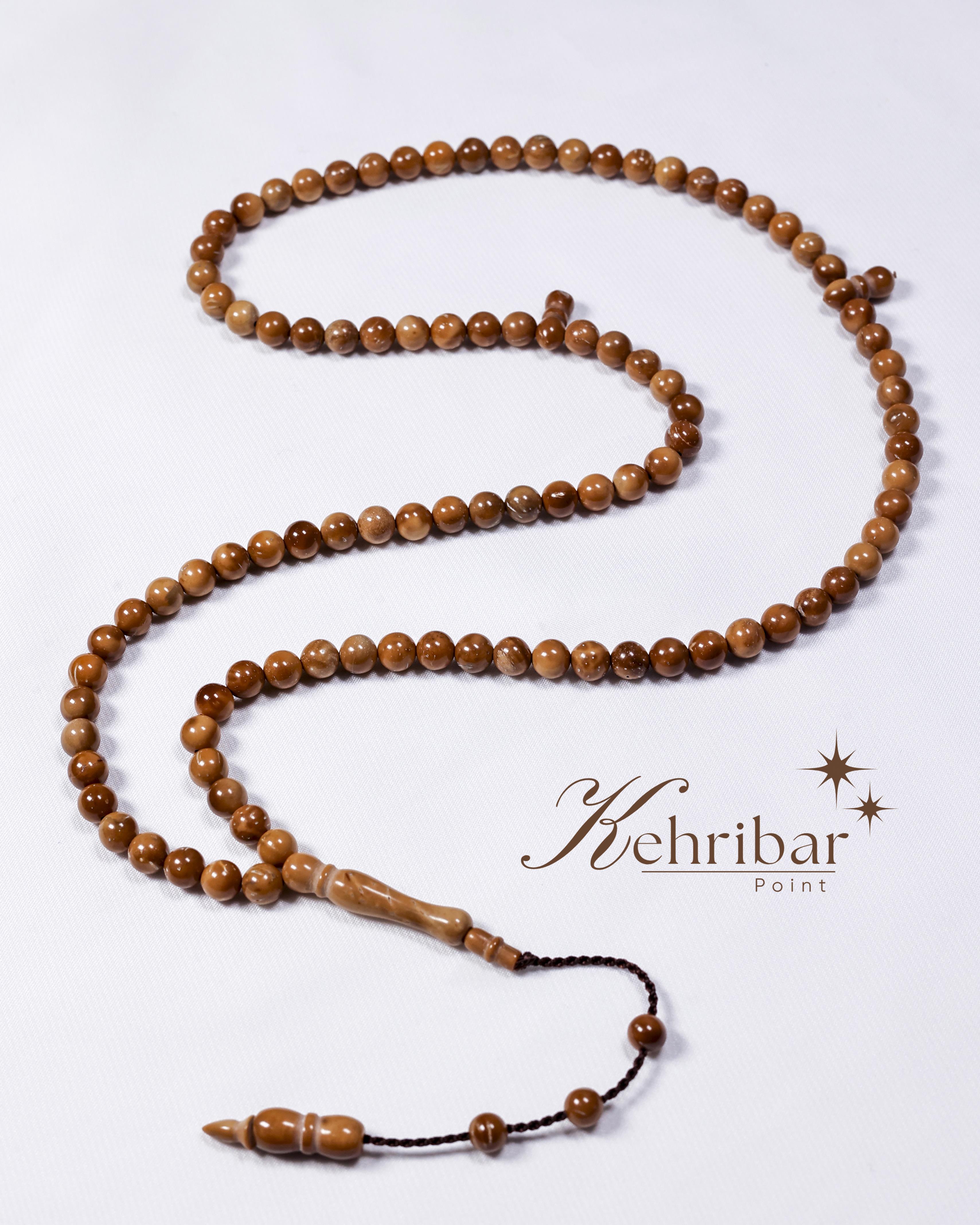 KehribarPoint99'lu Kuka Namaz Tesbihi TB06