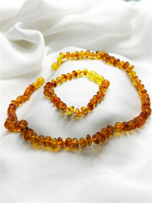 Karamel Kehribar Bebek Set