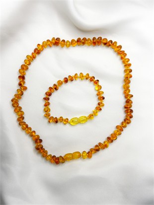 Karamel Kehribar Bebek Set