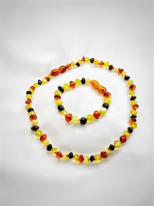 Multirenk Kehribar Bebek Set