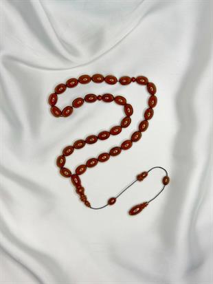 Sıkma Kehribar Tesbih Kö29