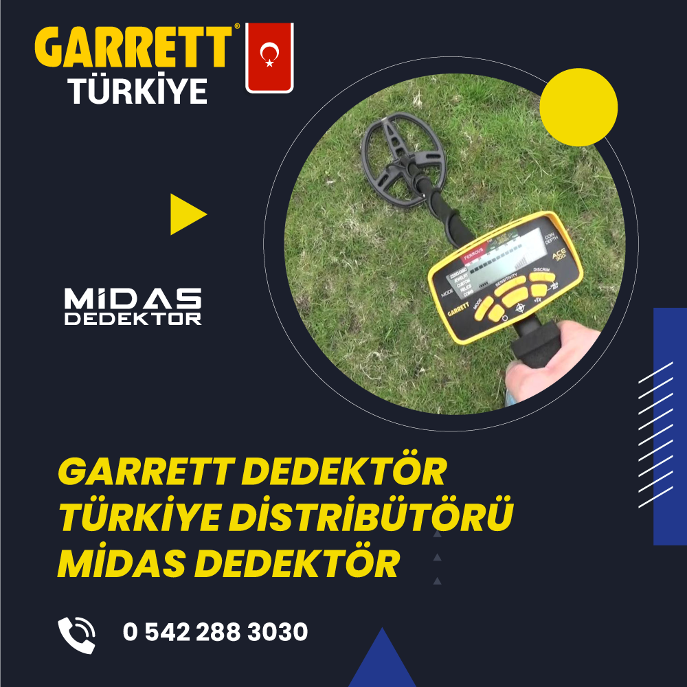 Garrett Dedektör Rehberi Türkiye Distribütörü Midas Dedektör