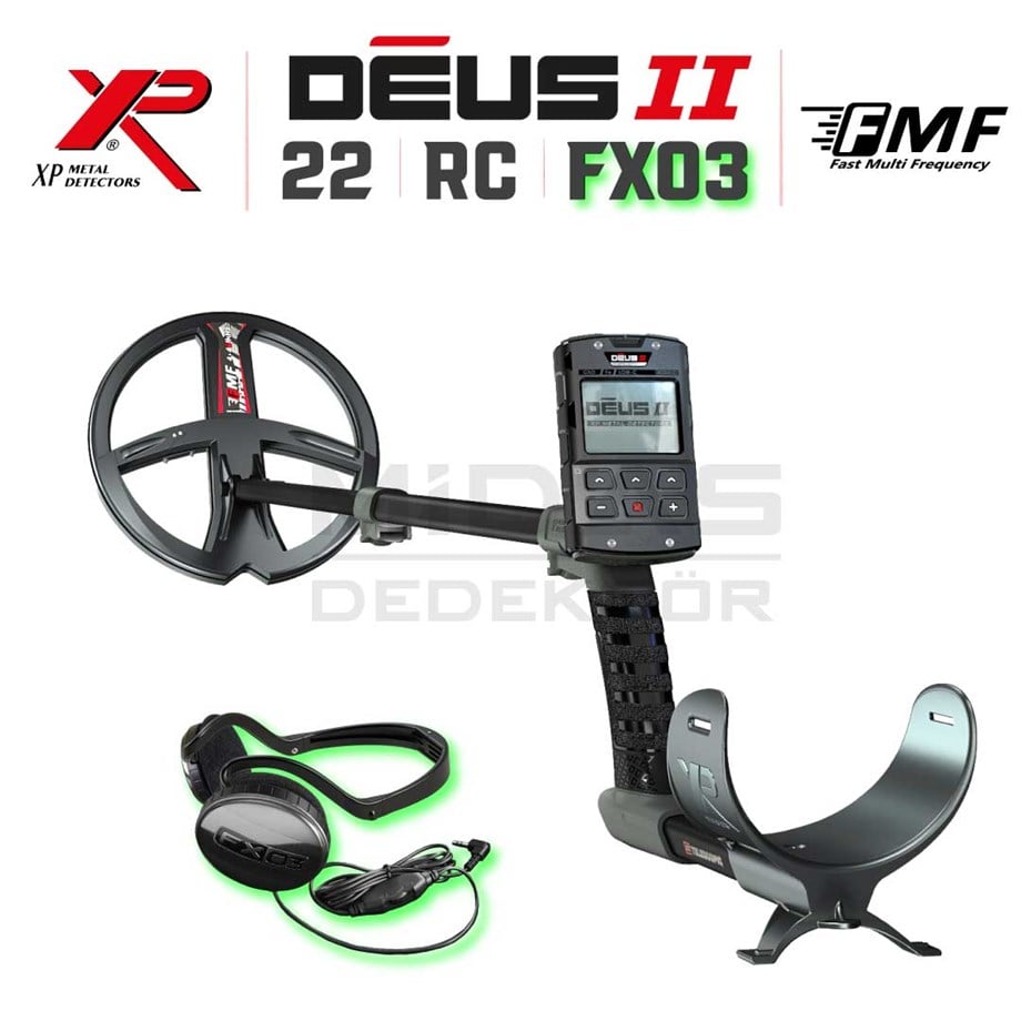 DEUS 2 22,5CM FMF BAŞLIK,ANA KONTROL ÜNİTESİ,FX03 KULAKLIK