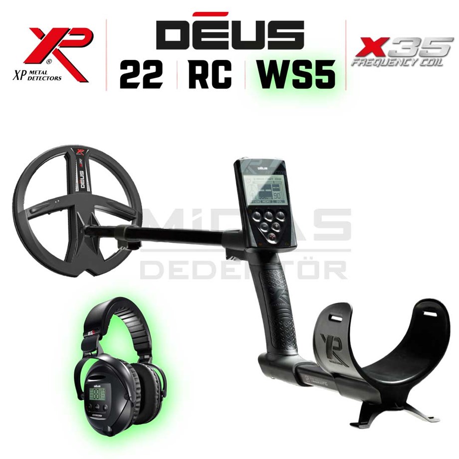 DEUS 22,5CM X35 BAŞLIK,ANA KONTROL ÜNİTESİ,WS5 KULAKLIK