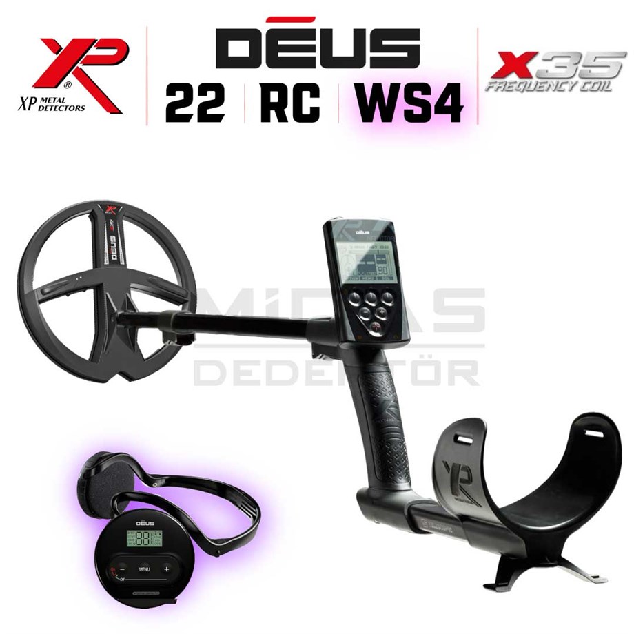 DEUS 22,5CM X35 BAŞLIK,ANA KONTROL ÜNİTESİ,WS4 KULAKLIK