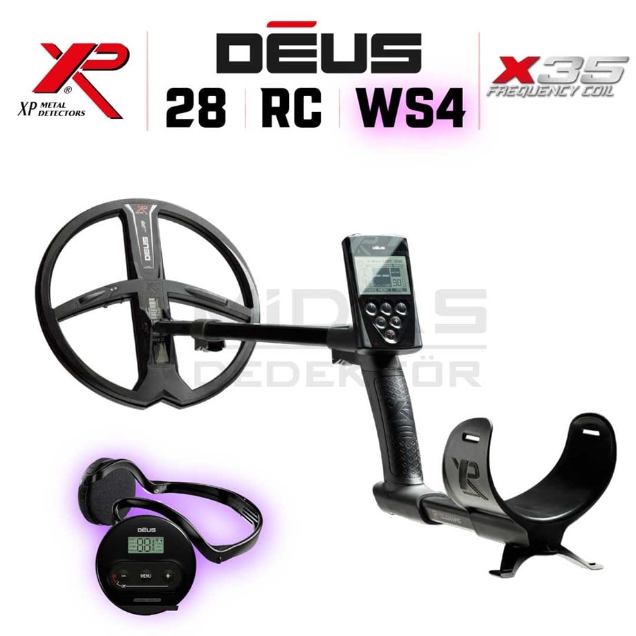 DEUS 28CM X35 BAŞLIK,ANA KONTROL ÜNİTESİ,WS4 KULAKLIK