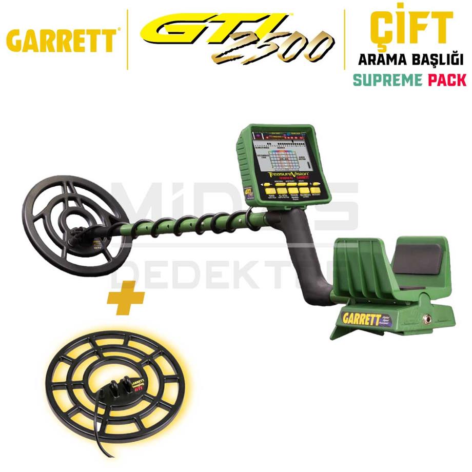 GTI 2500 DEDEKTÖR SUPREME PACKAGE (9,5 '' VE 12,5'' BAŞLIKLI)