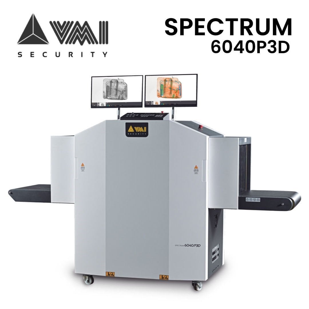 SPECTRUM  6040 P3D ÜÇ BOYUT PERSPEKTİF GÖRÜNTÜLÜ BAGAJ KONTROL X-RAY CİHAZI