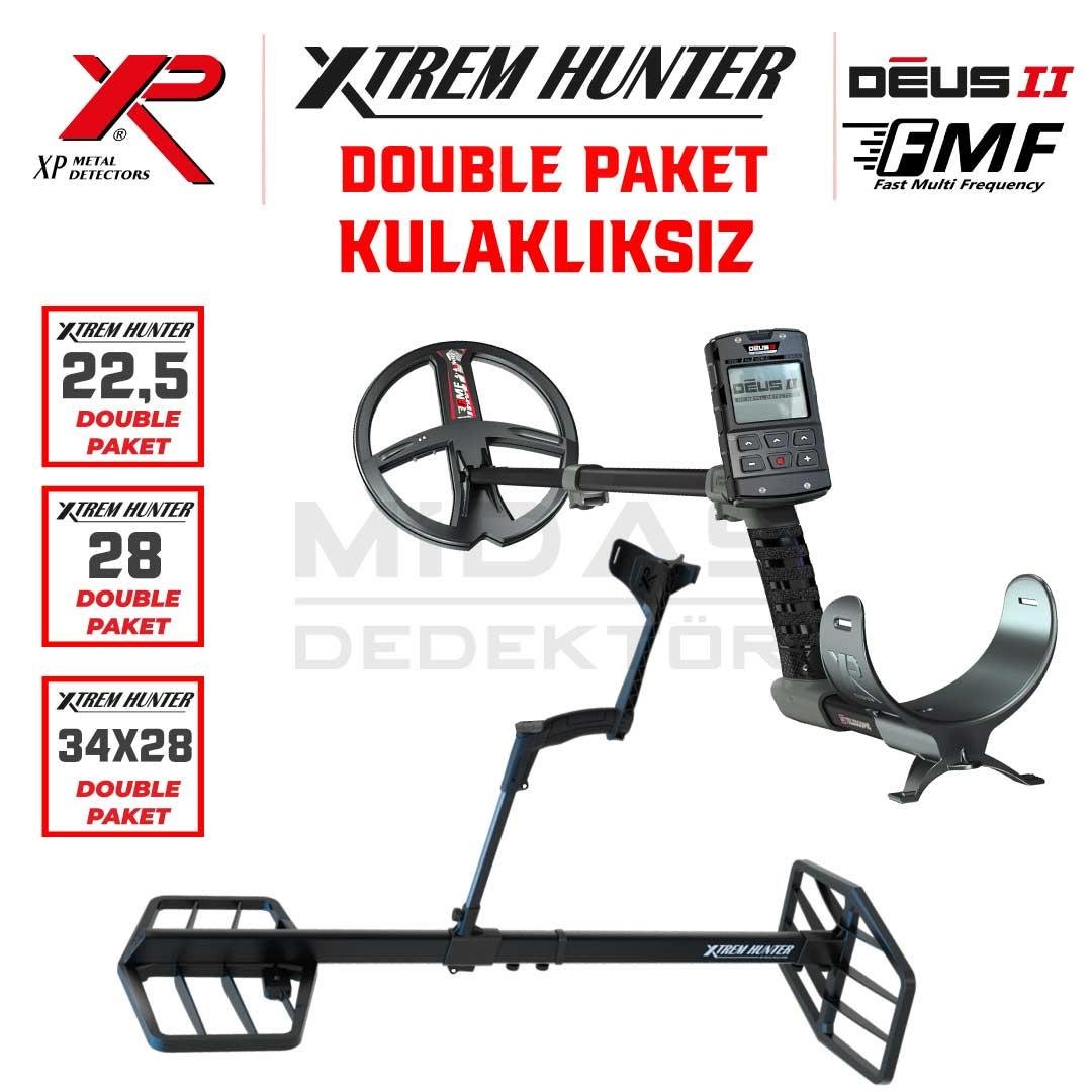 Xtrem Hunter Dedektör - DOUBLE PAKET ( KULAKLIKSIZ )