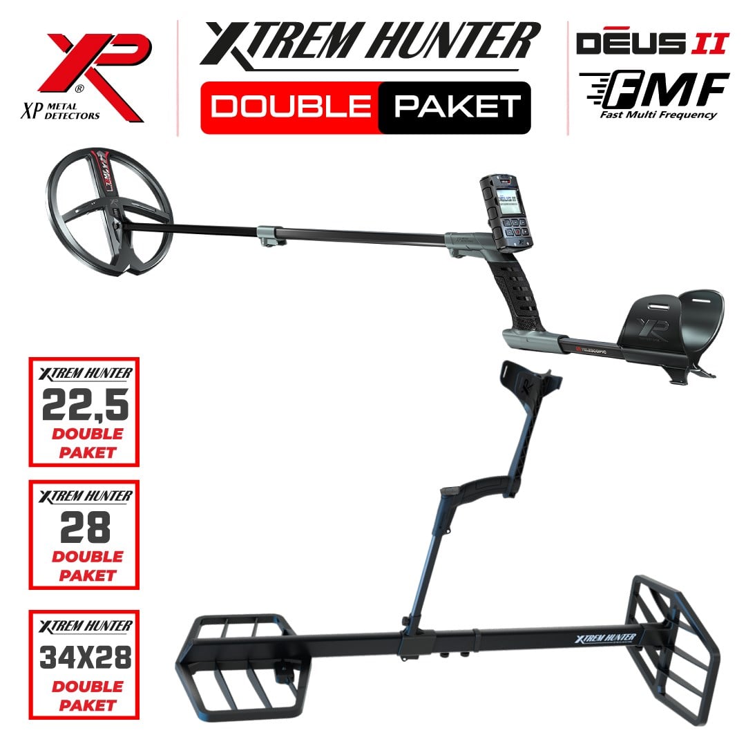Xtrem Hunter Dedektör - DOUBLE PAKET ( KULAKLIKSIZ )