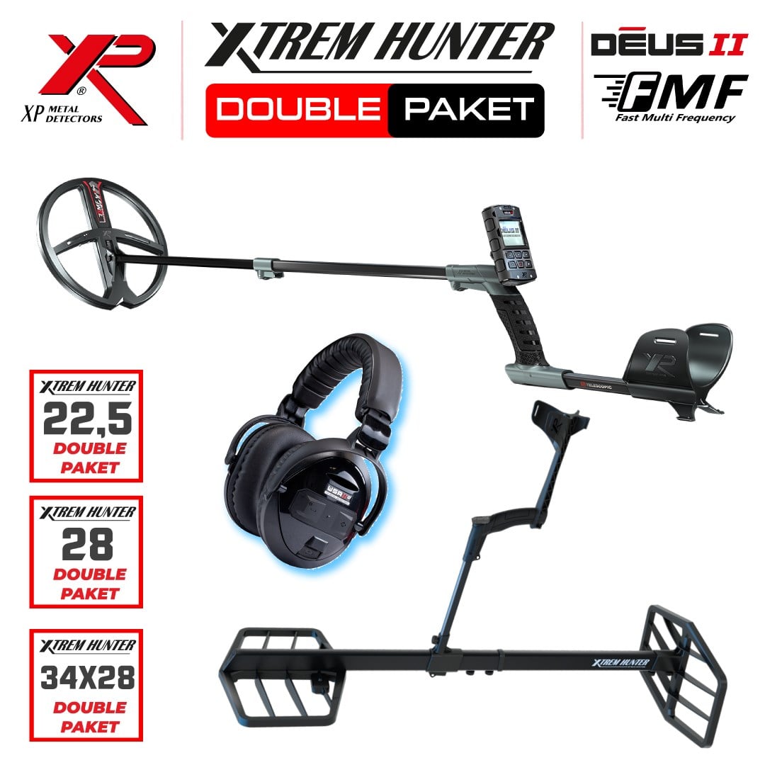 Xtrem Hunter Dedektör - DOUBLE PAKET WSAXL - ST Kulaklıklı