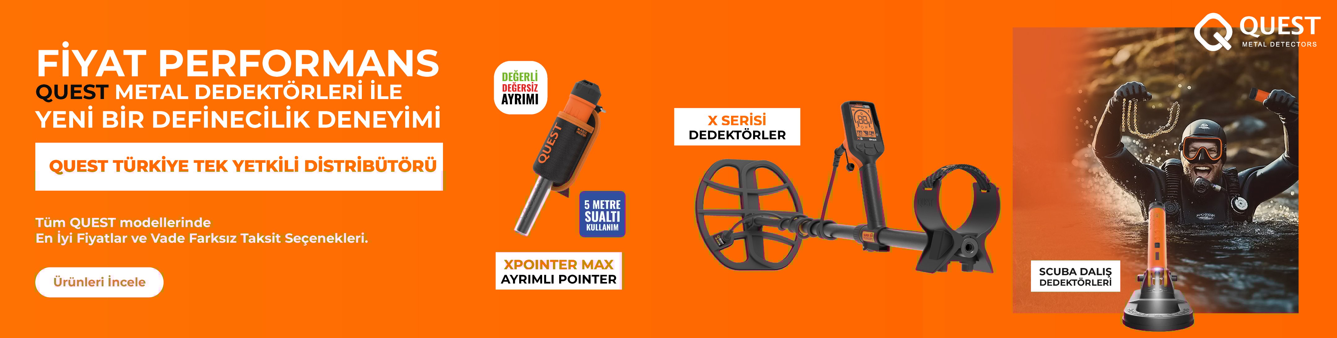 QUEST Metal Dedektörleri