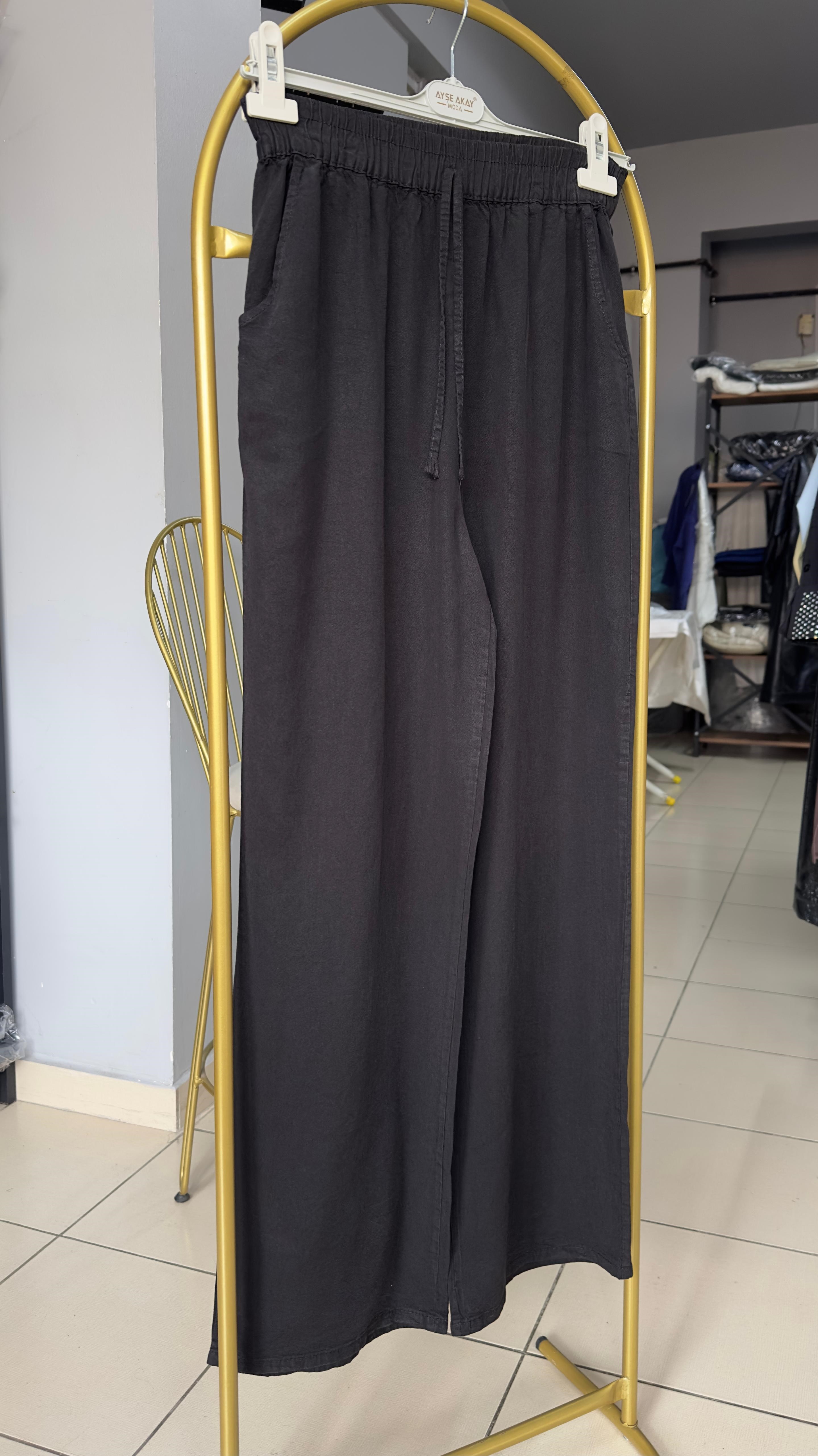SİYAH TENSEL PANTOLON
