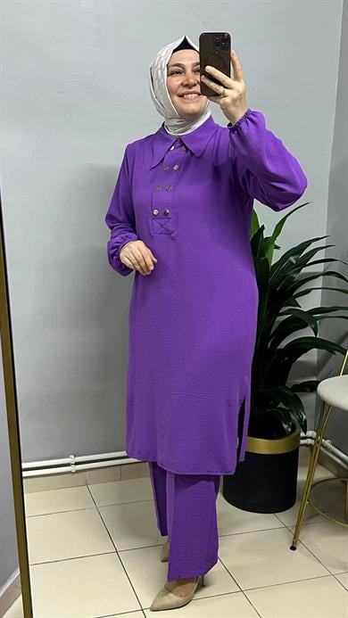 LİLA ÇITÇITLI İKİLİ TAKIM