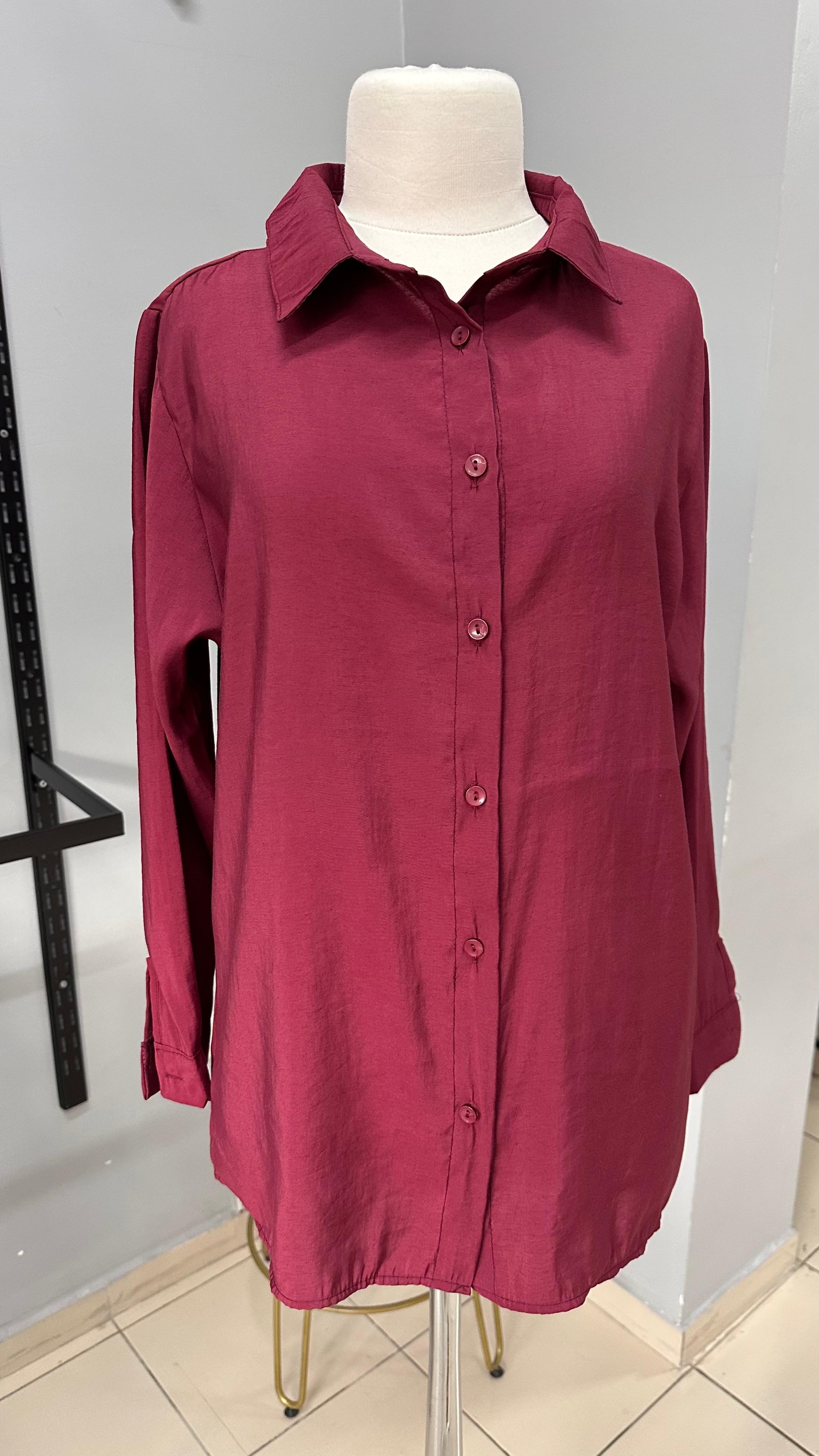 BORDO AYROBİN GÖMLEK