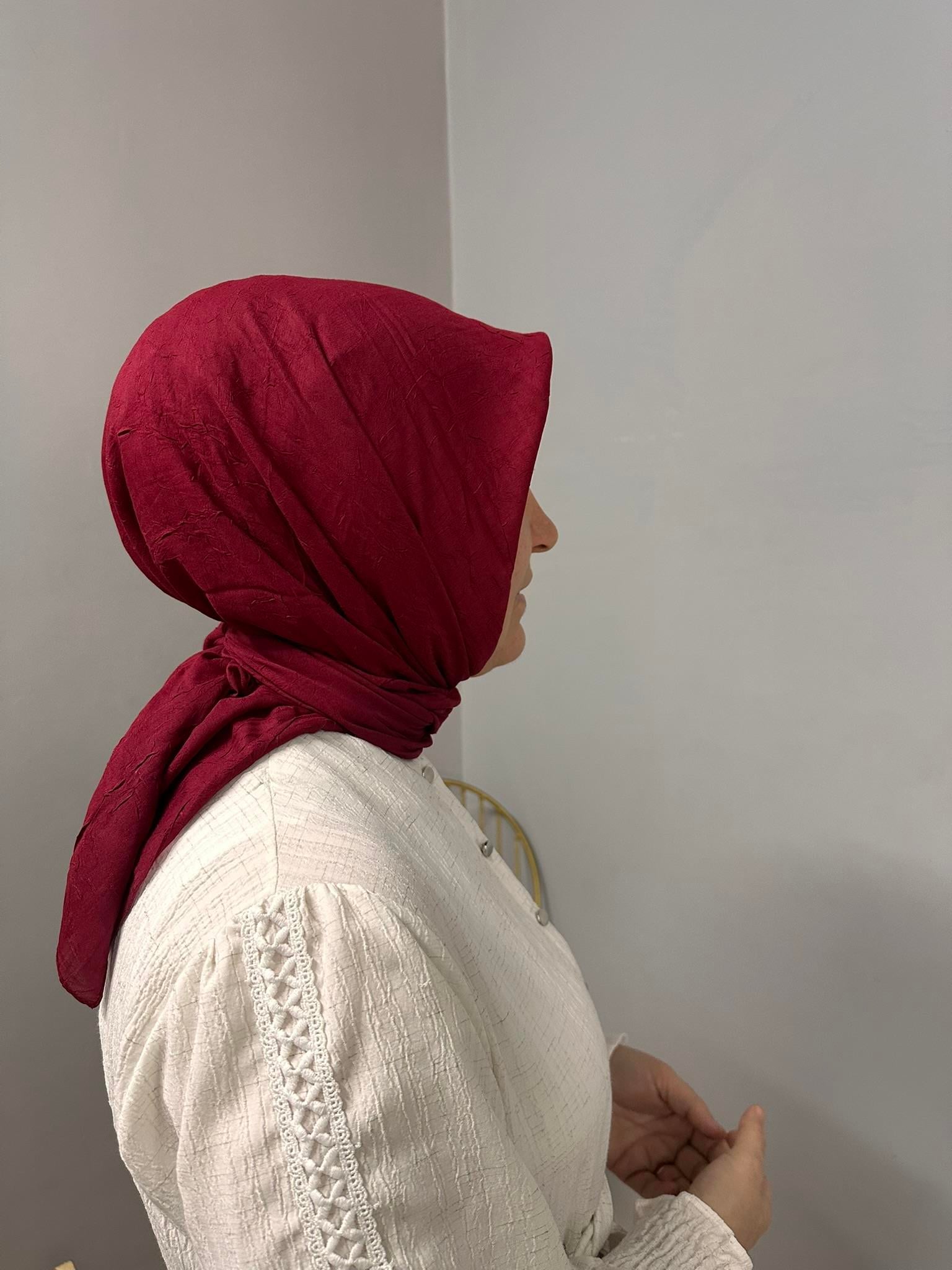 BORDO BAMBU EŞARP