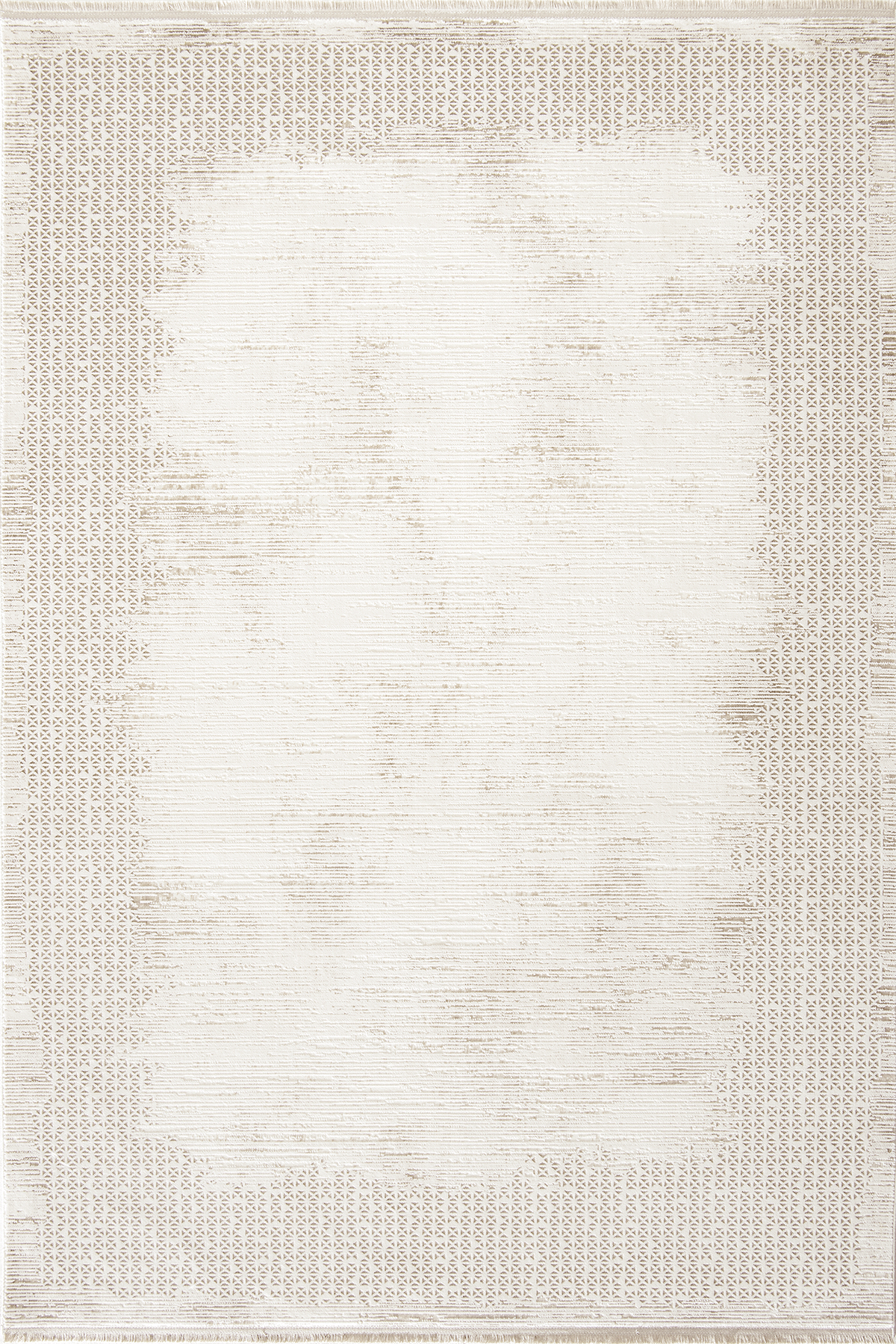 Naturel 1716 Bej - Modern Eskitme Desenli Bej Halı Modeli