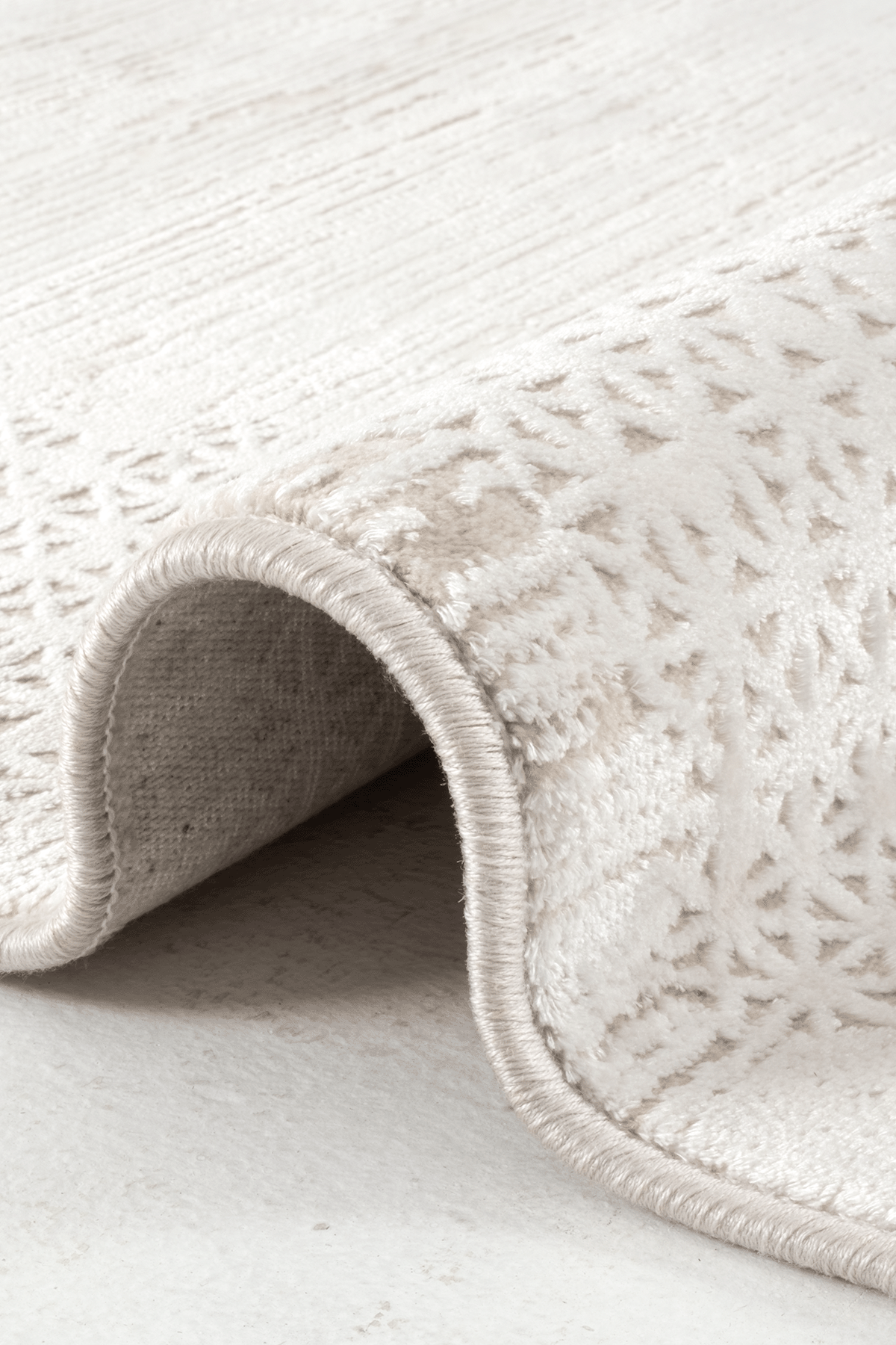 Naturel 1716 Bej - Modern Eskitme Desenli Bej Halı Modeli