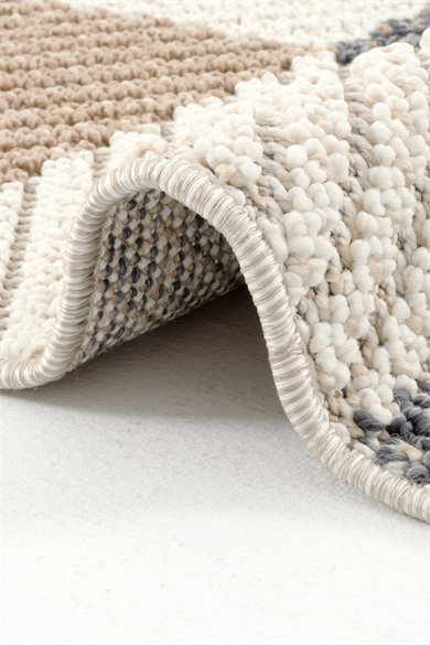 Bukle 1406 Sarı - Enerjik Renkleriyle Modern Salon Halısı