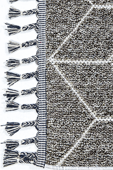 Bukle 1408 Gri - Yumuşak Dokulu ve Kolay Temizlenen Çalışma Odası Halısı