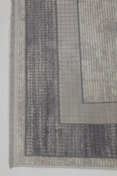 Dora 1902 Gri - Klasik Görünümlü Şık Yemek Odası Halısı