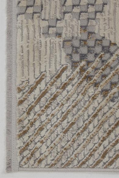 Dora 1904 Vizon - Sanatsal Desenli Zarif Ev Halısı