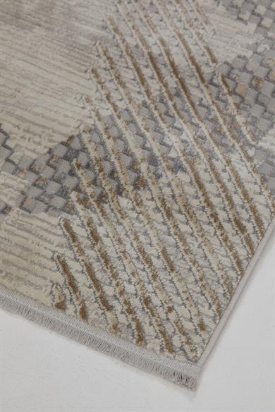 Dora 1904 Vizon - Sanatsal Desenli Zarif Ev Halısı