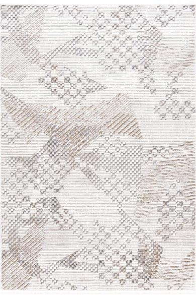 Dora 1904 Vizon - Sanatsal Desenli Zarif Ev Halısı