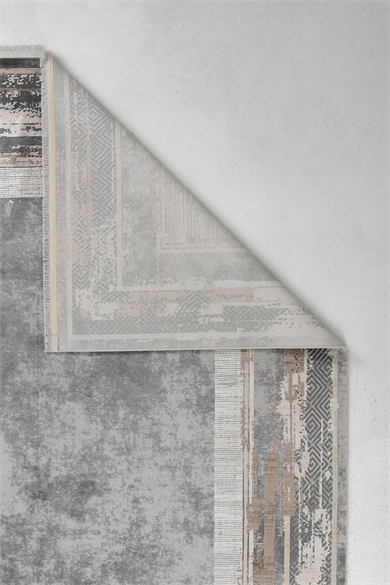 Naturel 1703 Gri Vizon - Oturma Odaları İçin Gri Vizon Halı Modeli