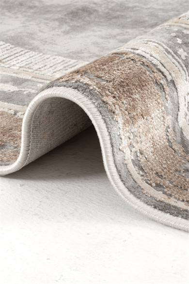 Naturel 1703 Gri Vizon - Oturma Odaları İçin Gri Vizon Halı Modeli