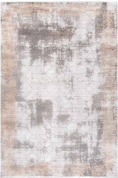 Naturel 1708 Gri Vizon - Eskitme Efektli Modern Gri Vizon Halı