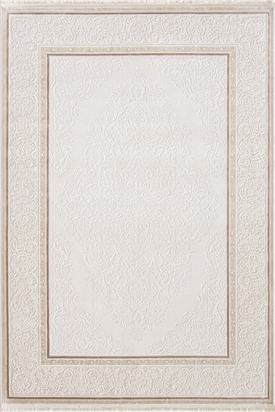 London 9010 Bej - Geleneksel Desenli Lüks Bej Halı