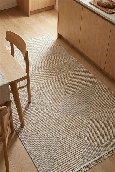 Vega 1455 Vizon - Oturma Odaları İçin Şık Vizon Halı