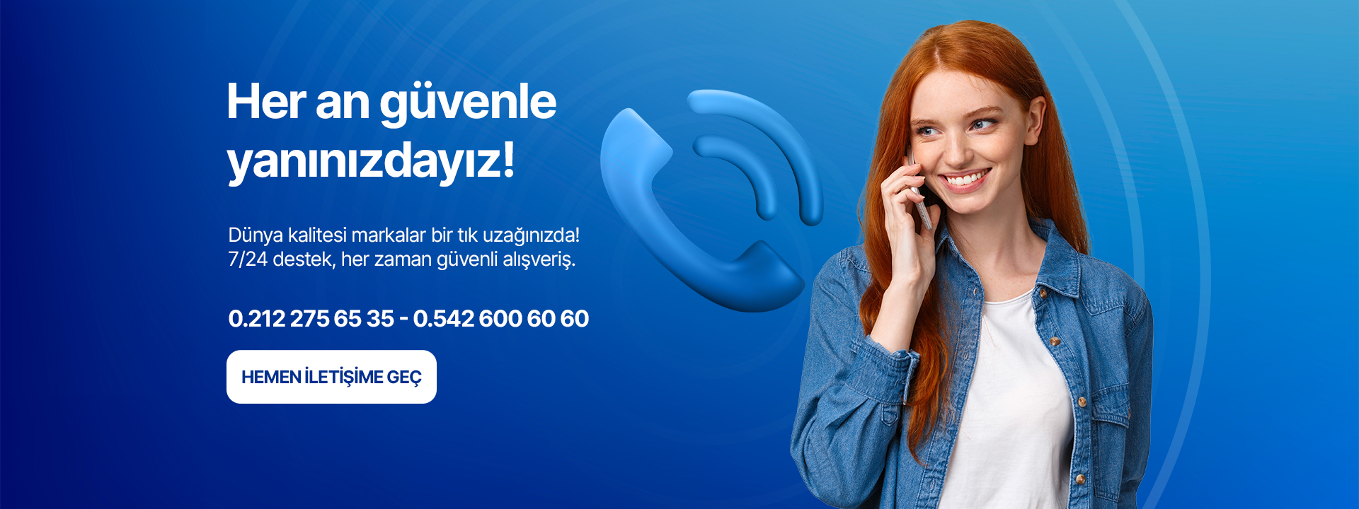 Her an güvenle yanınızdayız! Beyaz Eşya Bul'da dünya kalitesindeki markalar bir tık uzağınızda. 7/24 destek ve güvenli alışveriş için bizi arayın: 0 (212) 275 65 35 - (542) 600 60 60. Hemen iletişime geçin!