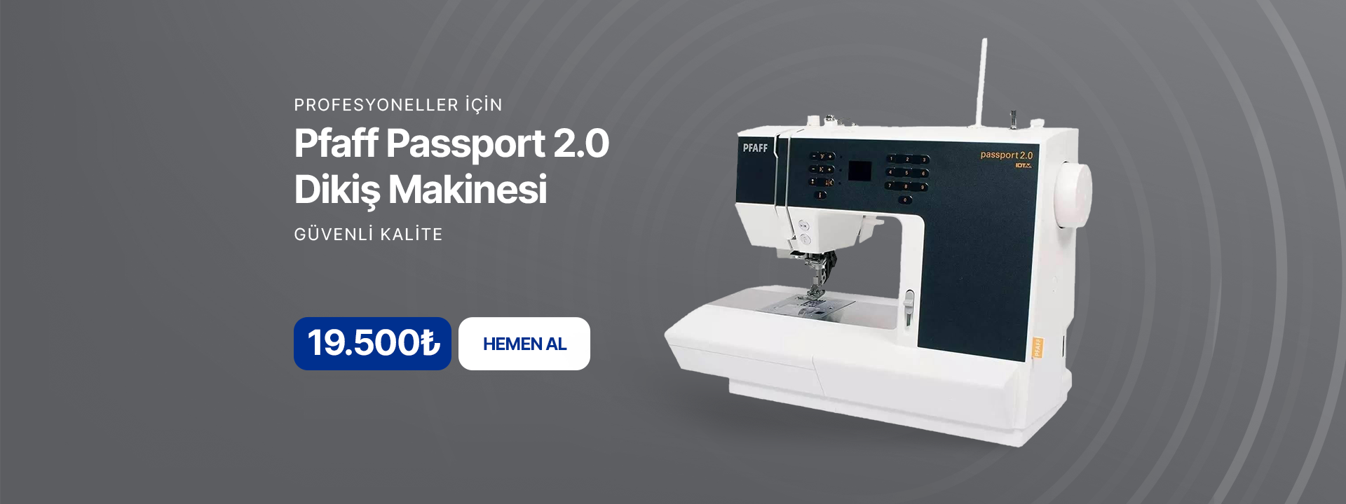 Pfaff Passport 2.0 Dikiş Makinesi - Profesyoneller için güvenli kalite, beyazesyabul.com üzerinde 19.500₺ fiyatıyla hemen satın alınabilir.