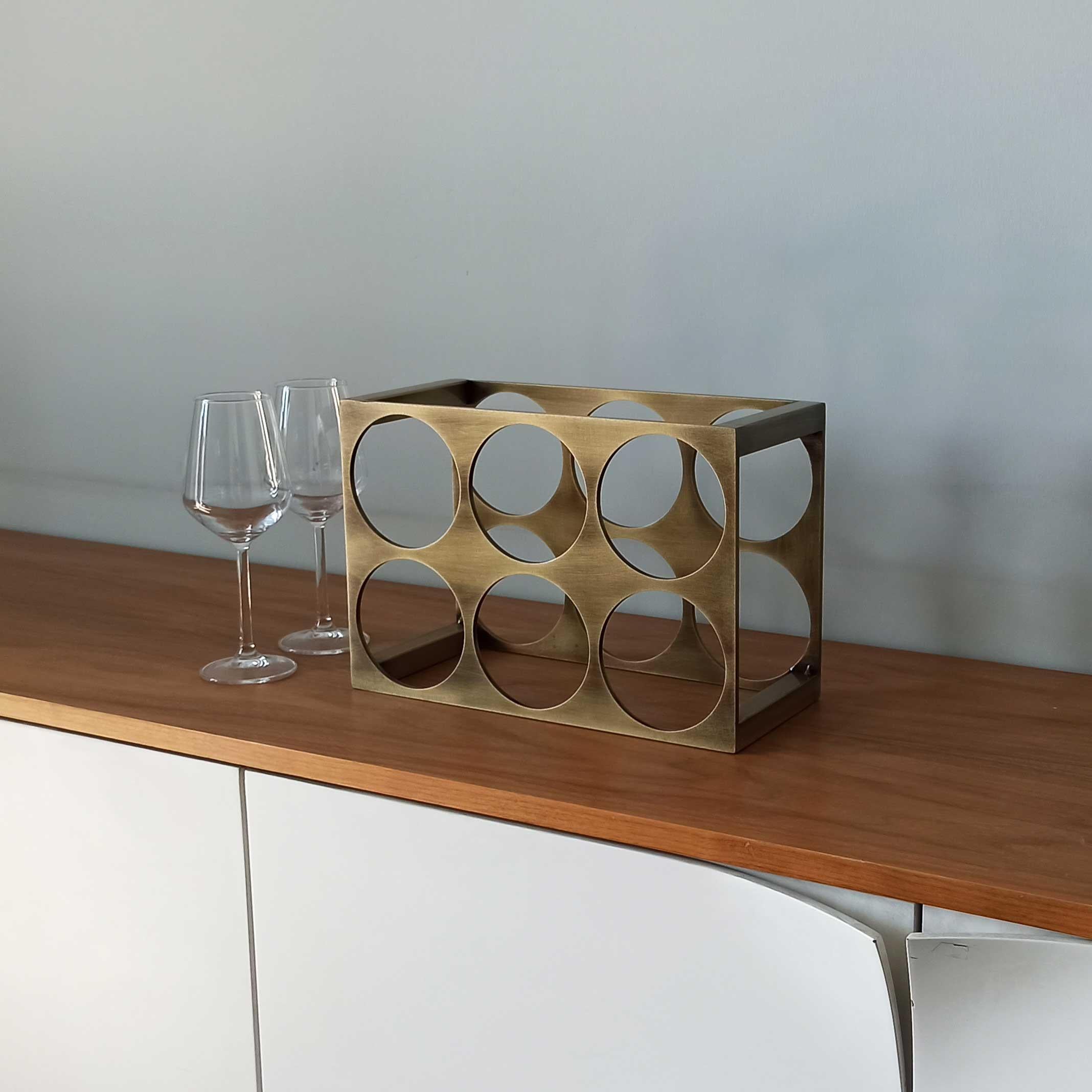 Brindis Şarap Rafı