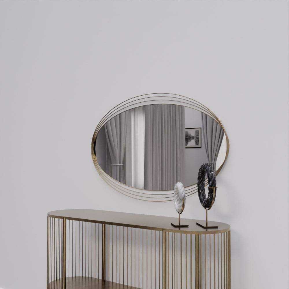 Estia Gold Dekoratif Ayna