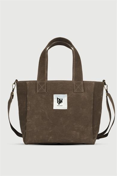 Huge Medium Dark Brown Bag