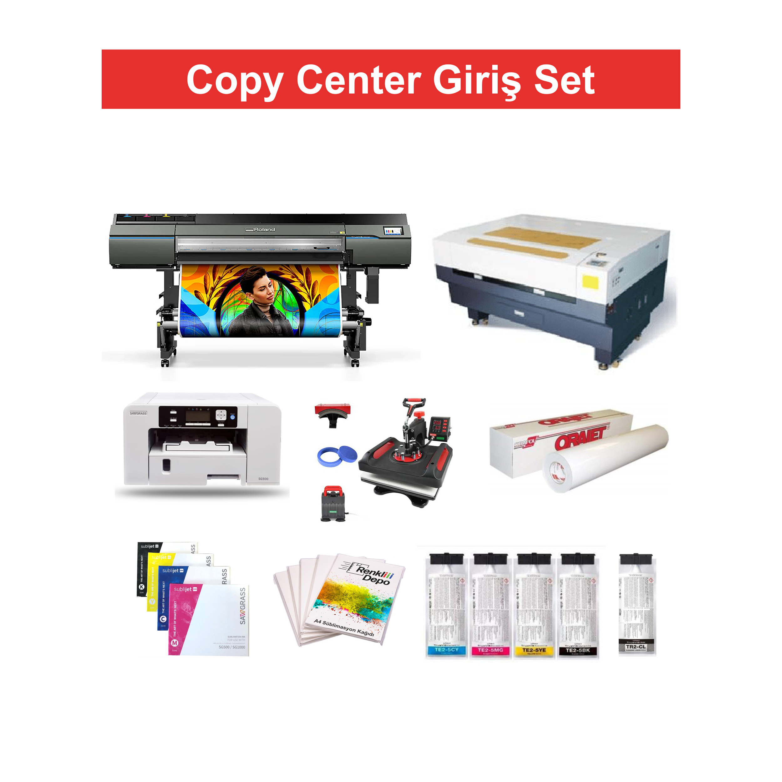 Copy Center Giriş Set