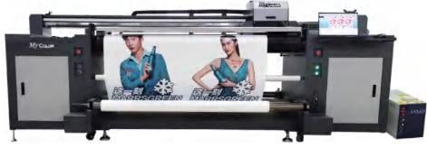 Mycolor 180CM HYBRID 4*Epson I3200-U1 Kafa Baskı Makina