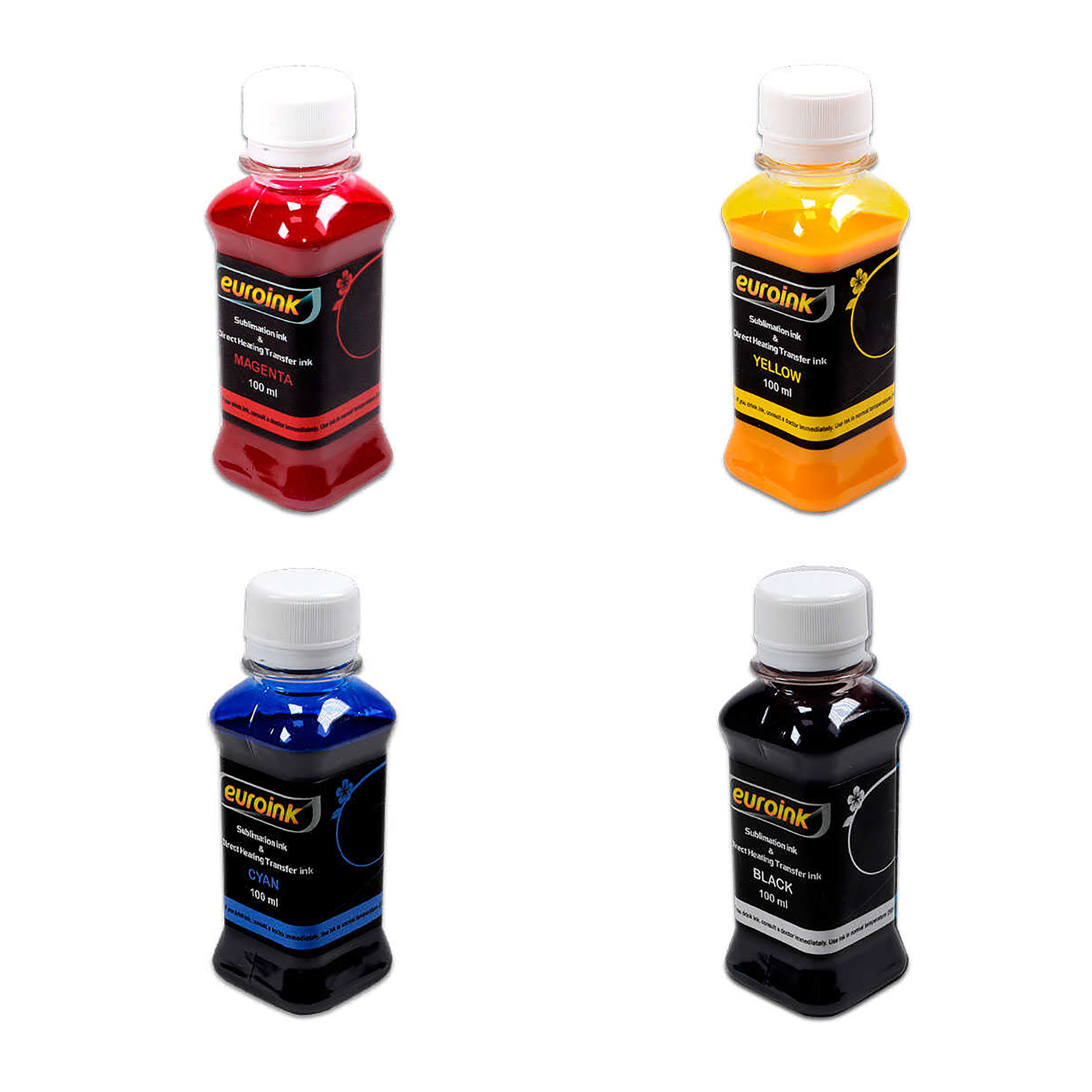 Set Sublimasyon 4 Renk Boya Mürekkep
